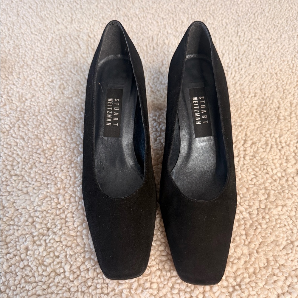 Stuart Weitzman suede pumps